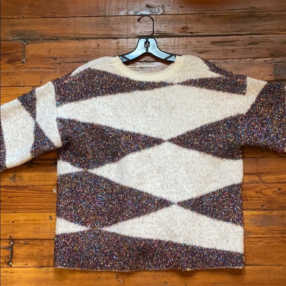 Anthropologie glitter confetti sweater!